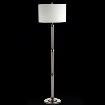 Ralph 60" Metal/Glass Floor Lamp - JONATHAN Y
